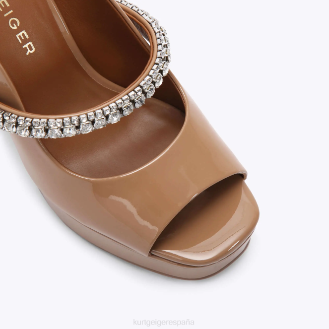 Kurt Geiger mujer peep toe con plataforma london duke 2LPR341 | calzados camello